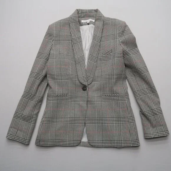 Veronica Beard Plaid Eva Dickey Jacket Blazer Size 8 - Picture 3 of 13